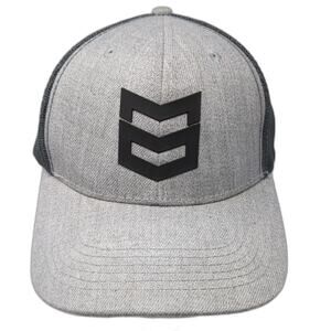 Mtn Ops Snapback Trucker Cap Gray One Size Adjustable Mesh Back 6 Panel